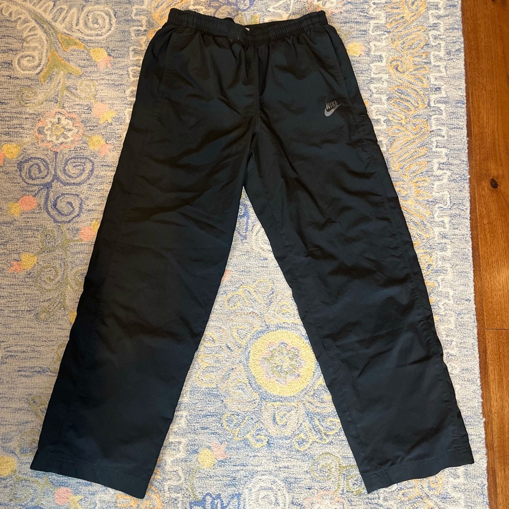 Vintage baggy Nike Men's Black Pants